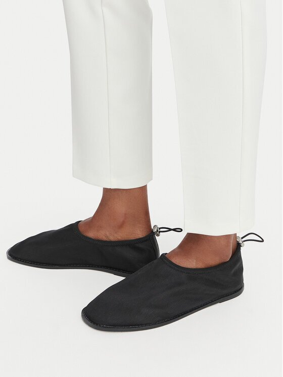 CALVIN KLEIN Балеринки Stretch Ballerina Shoe Spac Mesh HW0HW03041 Черен