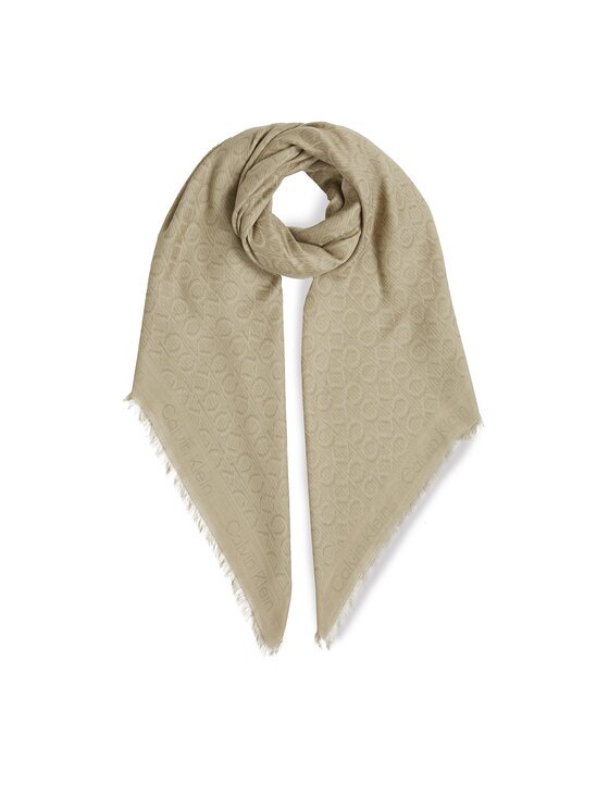 CALVIN KLEIN Бандана Monogram Jacquard Scarf K60K608779 Зелен