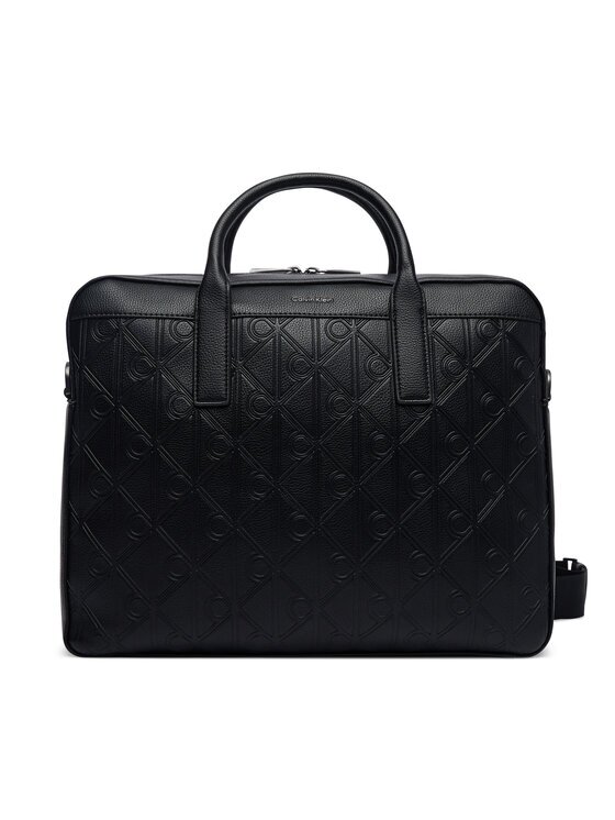 CALVIN KLEIN Бизнес чанта Emblem Aop Deboss LV04D3561G