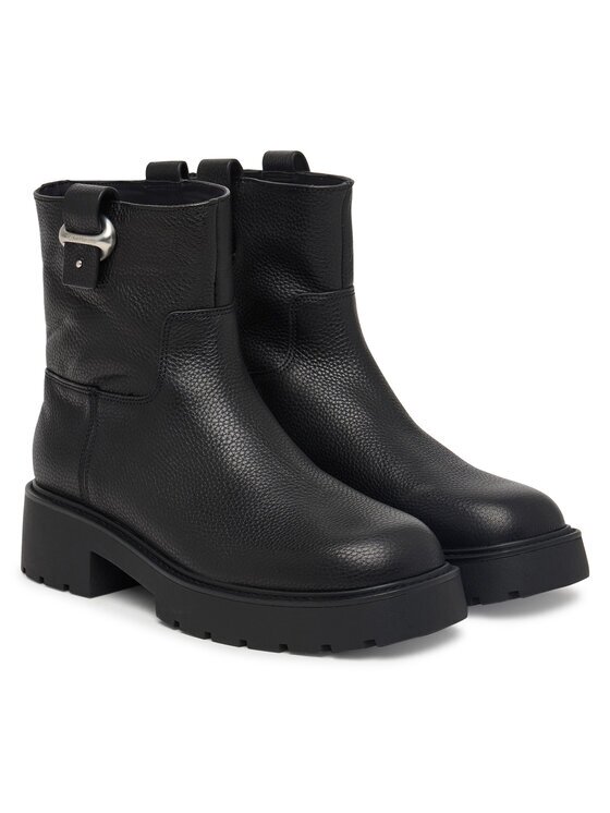 CALVIN KLEIN Боти Chunky Ankle Boot Lth Hdw HW0HW03202