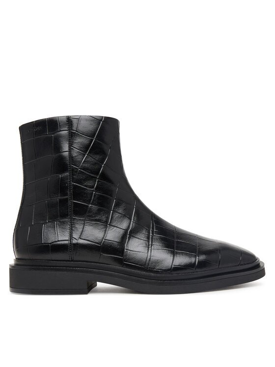CALVIN KLEIN Боти Square Ankle Boot Zip Croc Lth HW0HW03185