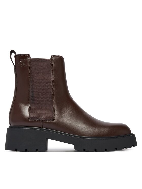 CALVIN KLEIN Боти тип челси Chunky Chelsea Boot Pol Lth HW0HW03267