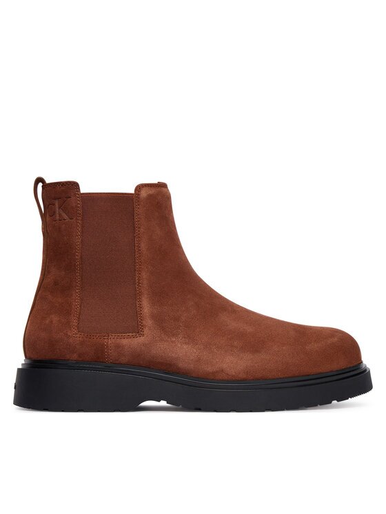 CALVIN KLEIN Боти тип челси Combat Ess Chelsea Boot Su YM0YM01372 Кафяв