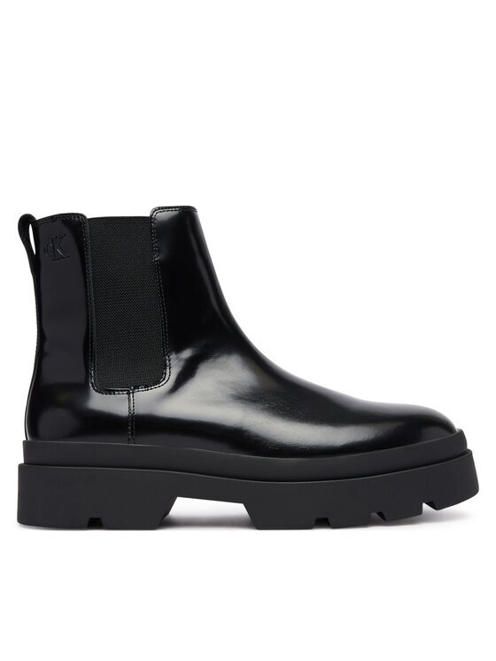 CALVIN KLEIN Боти тип челси Lugged Chelsea Boot Matt Lth HM0HM02445