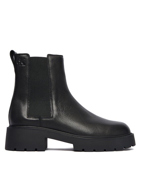 CALVIN KLEIN Боти тип челси YW0YW02072 Черен