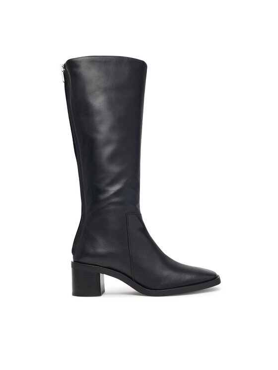 CALVIN KLEIN Ботуши Block Heel High Boot Zip Lth HW0HW03172