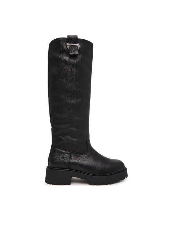 CALVIN KLEIN Ботуши Chunky High Boot Lth Hdw HW0HW03201