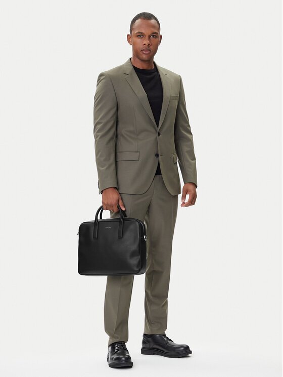 CALVIN KLEIN Чанта за лаптоп Raised Commuter LV04D3157G Черен
