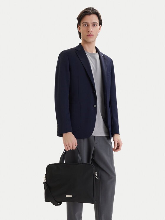 CALVIN KLEIN Чанта за лаптоп Sleek Slim Commuter LV04D3351G Черен