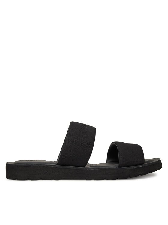 CALVIN KLEIN Чехли Double Strap Cv Logo HM0HM01801 Черен