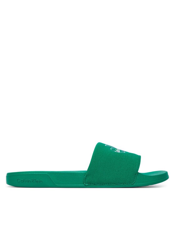 CALVIN KLEIN Чехли Ess Slide Cv YM0YM01393 Зелен