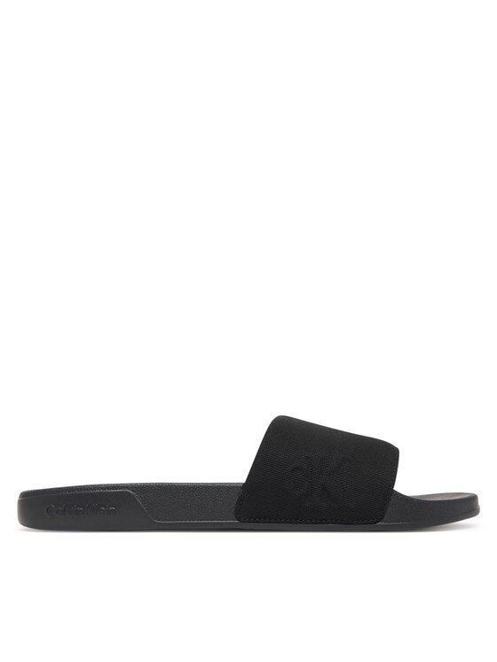 CALVIN KLEIN Чехли Ess Slide Hf Side Logo Cv HM0HM02227 Черен