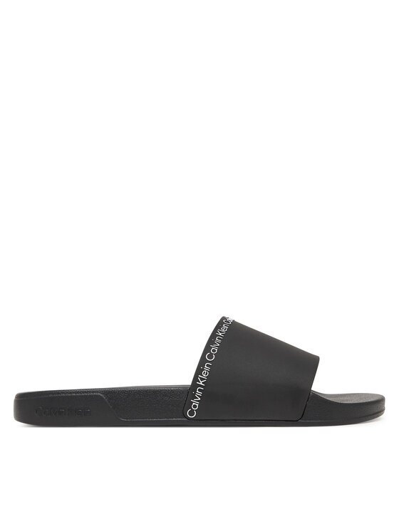 CALVIN KLEIN Чехли Ess Slide Institutional Cv HM0HM02108 Черен