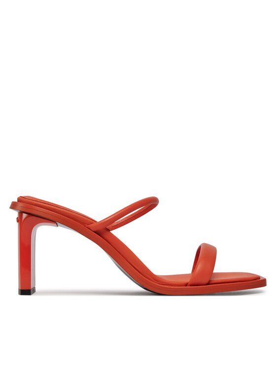 CALVIN KLEIN Чехли Padded Curved Stil Slide 70 HW0HW01992 Червен