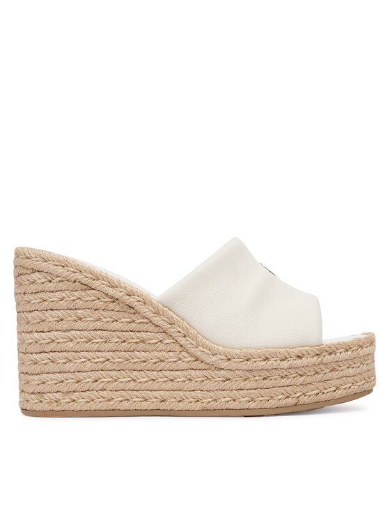 CALVIN KLEIN Чехли Wedge Espad 70 Canvas Mg HW0HW03282 Кремав