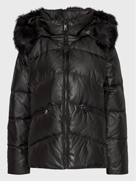Calvin Klein Curve Пухено яке Essential K20K205143 Regular Fit