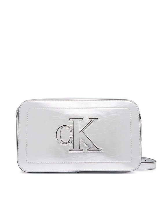 CALVIN KLEIN Дамска чанта Bold Ck Outline Mtl Camera Bag LV04F3896G