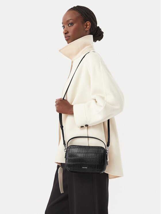 CALVIN KLEIN Дамска чанта Ck Croc Camera Bag LV04F3905G
