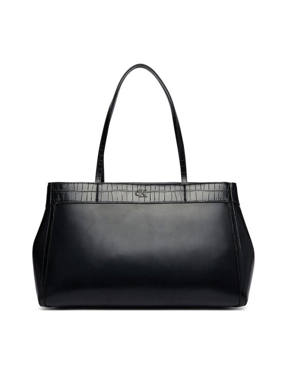 CALVIN KLEIN Дамска чанта Ck Croc Snap Large Tote LV04F3904G