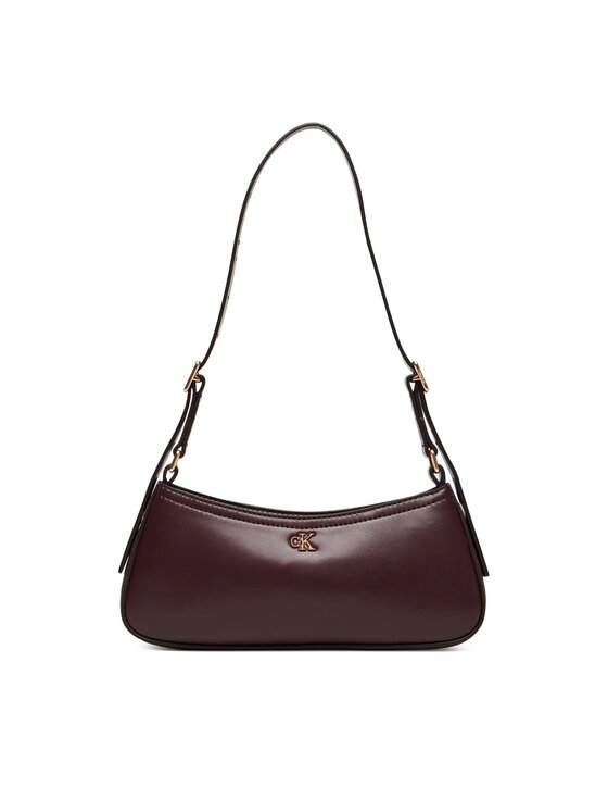 CALVIN KLEIN Дамска чанта Ck Small Shoulder Bag LV04F3170G Бордо