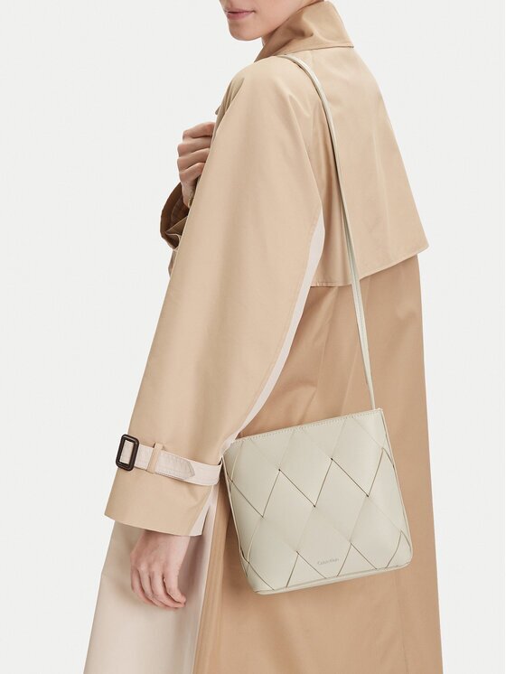 CALVIN KLEIN Дамска чанта Ck Woven Square Crossbody K60K612991