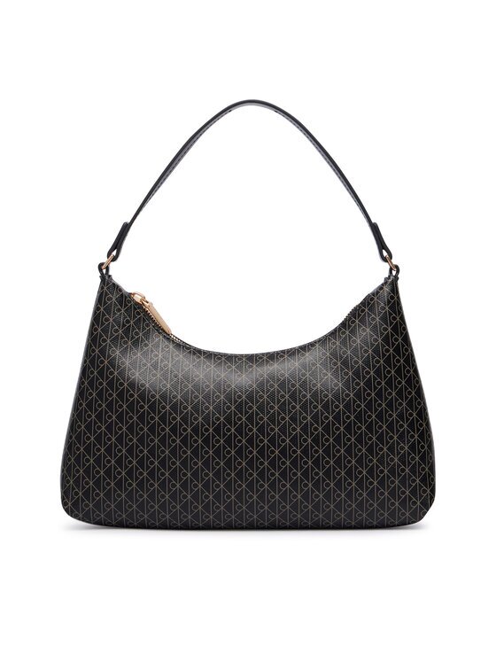 CALVIN KLEIN Дамска чанта Emblem Aop Small Shoulder Bag LV04F3889G