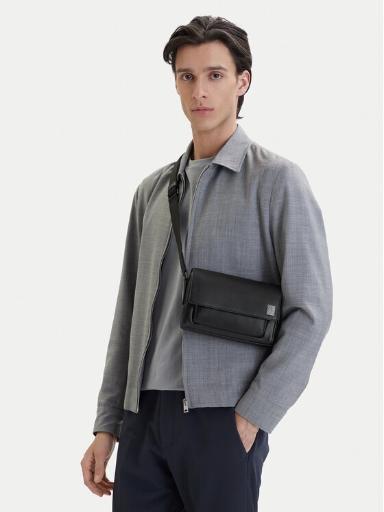 CALVIN KLEIN Дамска чанта Emblem Hw Small Slap Messenger LV04D3367G