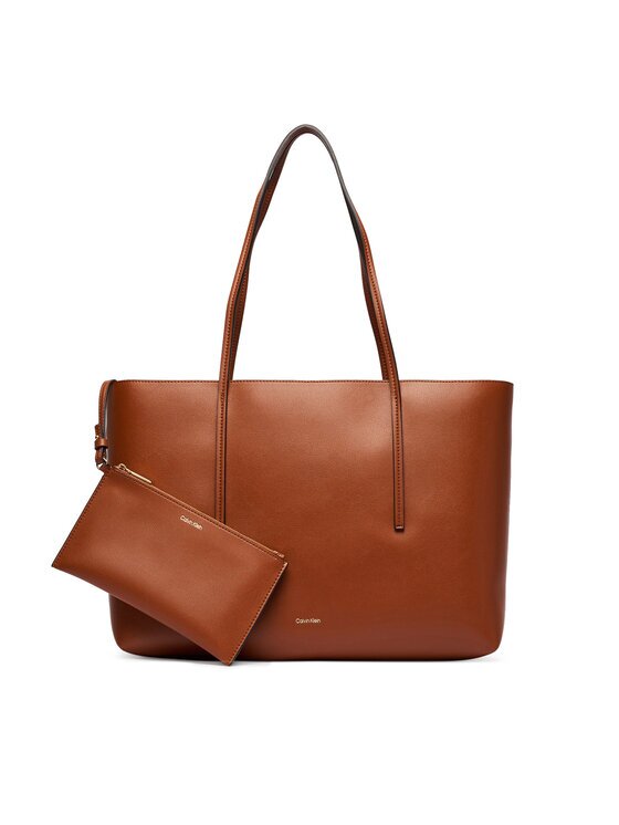 CALVIN KLEIN Дамска чанта Foil Logo Tote W/Pouch LV04F3274G