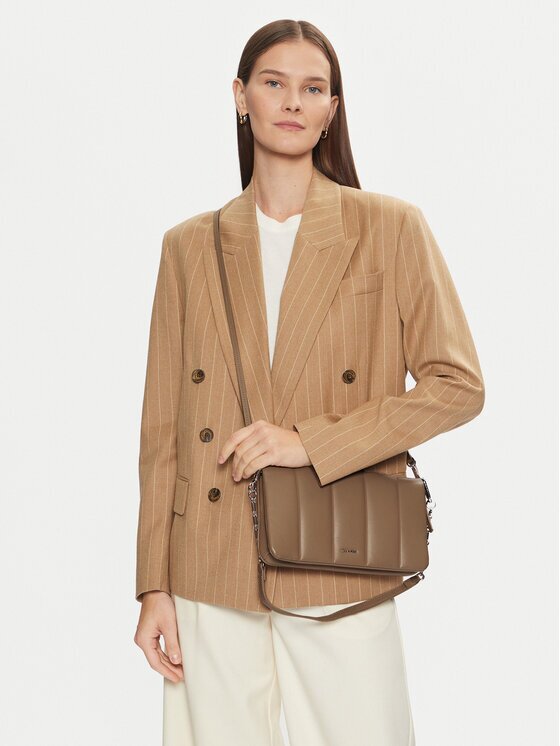 CALVIN KLEIN Дамска чанта Line Quilt Shoulder Bag K60K612787