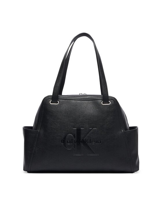 CALVIN KLEIN Дамска чанта Pockets Monologo Tote LV04F3689G