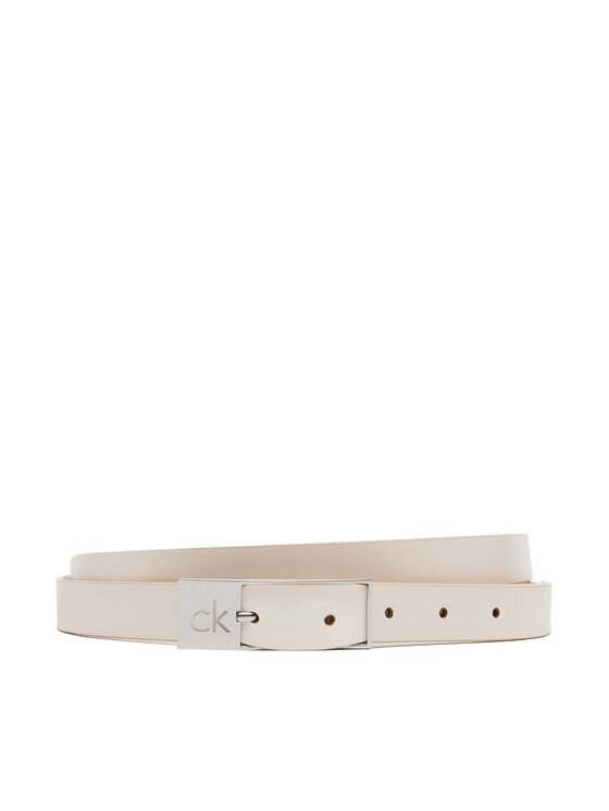 CALVIN KLEIN Дамски колан Ck Cut Square Buckle 2.0 K60K613155 Бял