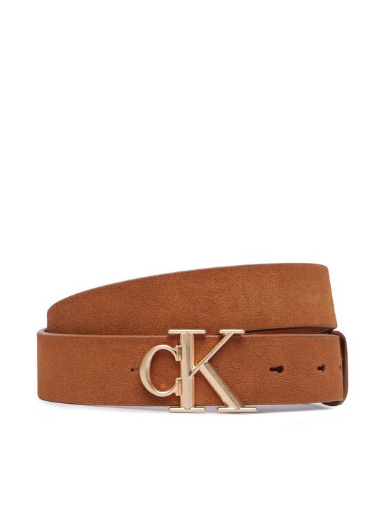 CALVIN KLEIN Дамски колан Round Ck Buckle Suede LV04F7144G