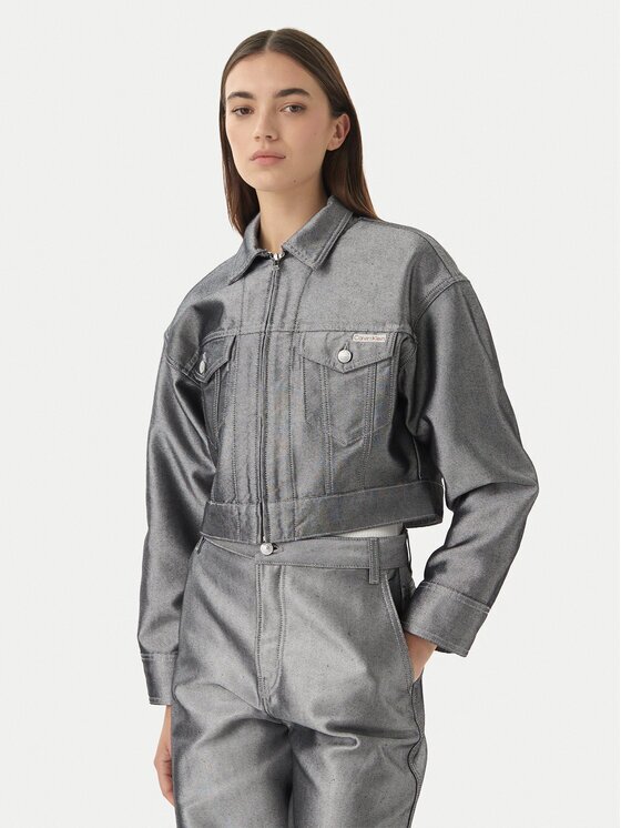 CALVIN KLEIN Дънково яке LV047E715G Relaxed Fit