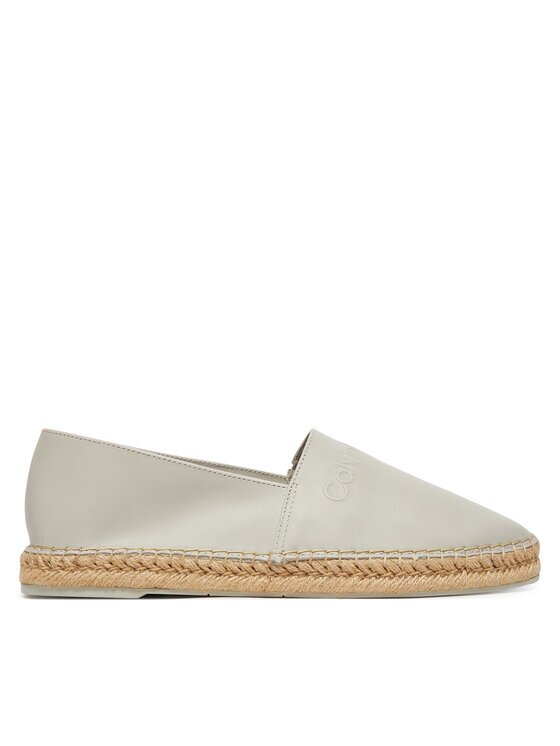 CALVIN KLEIN Еспадрили Espadrille Lth HM0HM01882 Сив