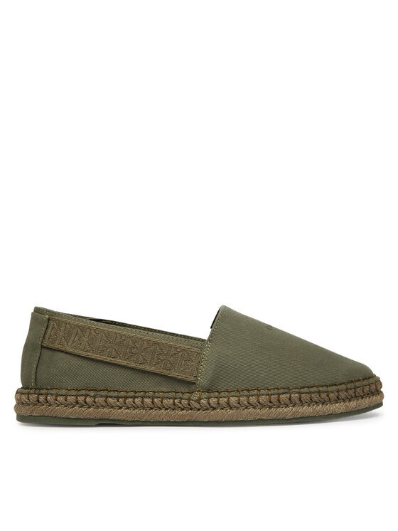 CALVIN KLEIN Еспадрили Espadrille Webbing Cv HM0HM02075 Зелен