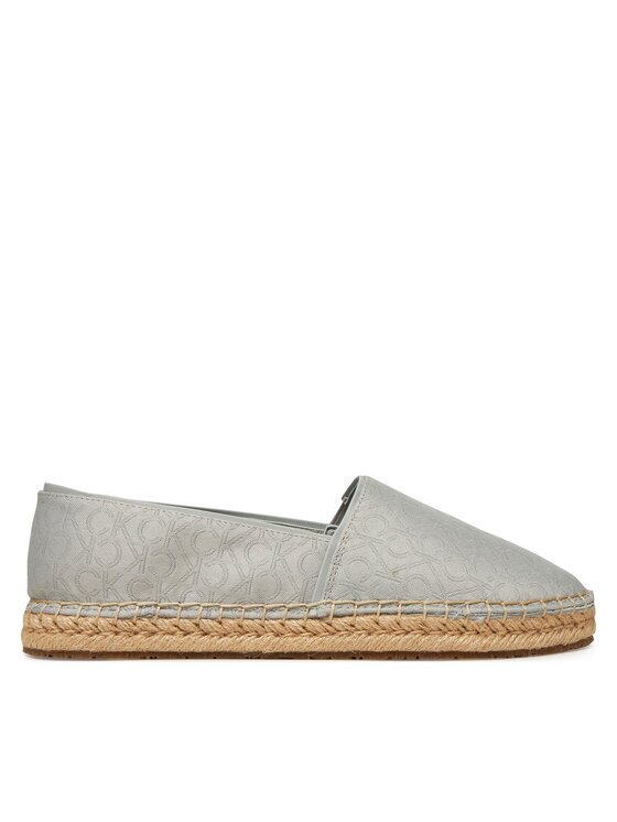 CALVIN KLEIN Еспадрили Flat Espadrille - Jacq HW0HW02467 Сив