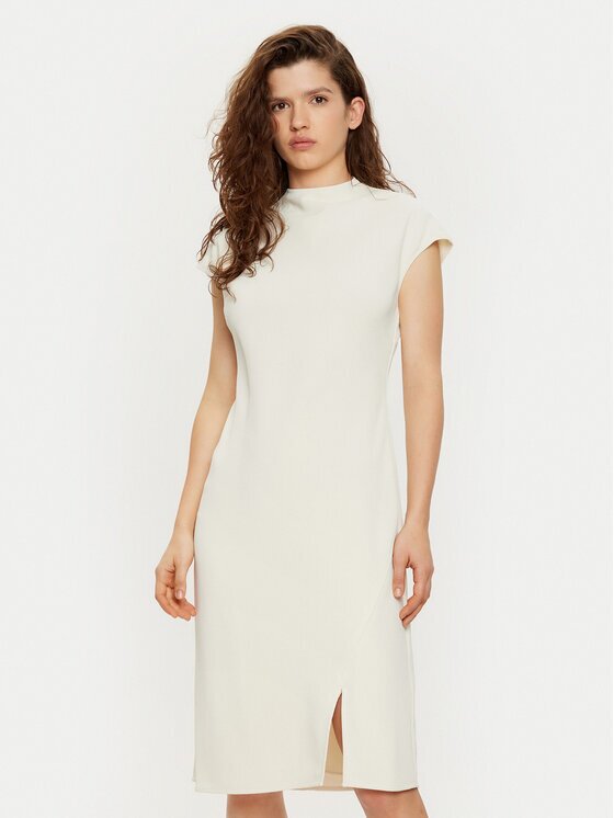 CALVIN KLEIN Ежедневна рокля Heavy Crepe Ss Bodycon Dress K20K208091 Slim Fit