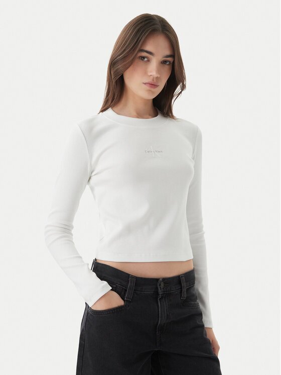 CALVIN KLEIN JEANS Блуза Monogram LV047A803G Slim Fit