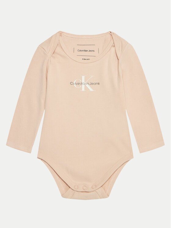 CALVIN KLEIN JEANS Детско боди Monogram IN0IN00033 Regular Fit