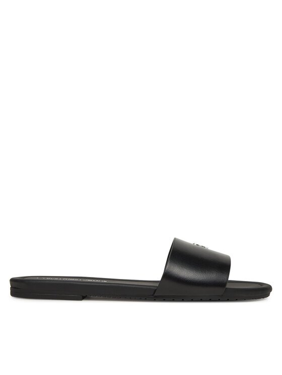 CALVIN KLEIN JEANS Чехли Flat Sandal Slide Mg YW0YW01697 Черен