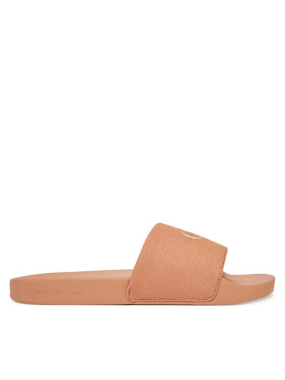 CALVIN KLEIN JEANS Чехли Slide Monogram Wn YW0YW01835 Коралов