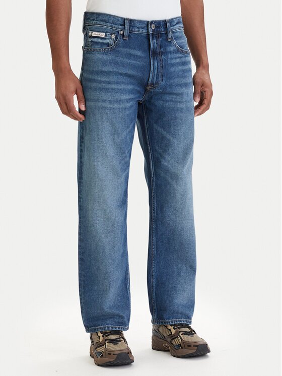 CALVIN KLEIN JEANS Дънки 90S LV04RD722G Straight Fit