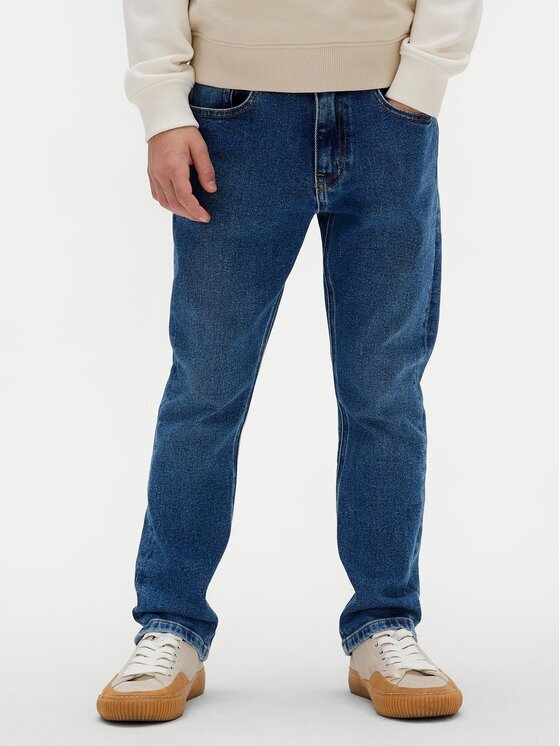 CALVIN KLEIN JEANS Дънки Dad IB0IB02540 D Син Loose Fit