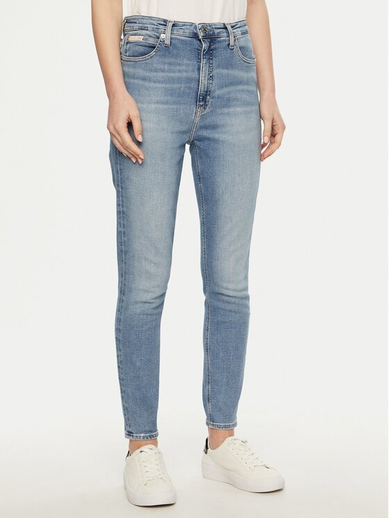 CALVIN KLEIN JEANS Дънки J20J224486 Светлосиньо Super Skinny Fit