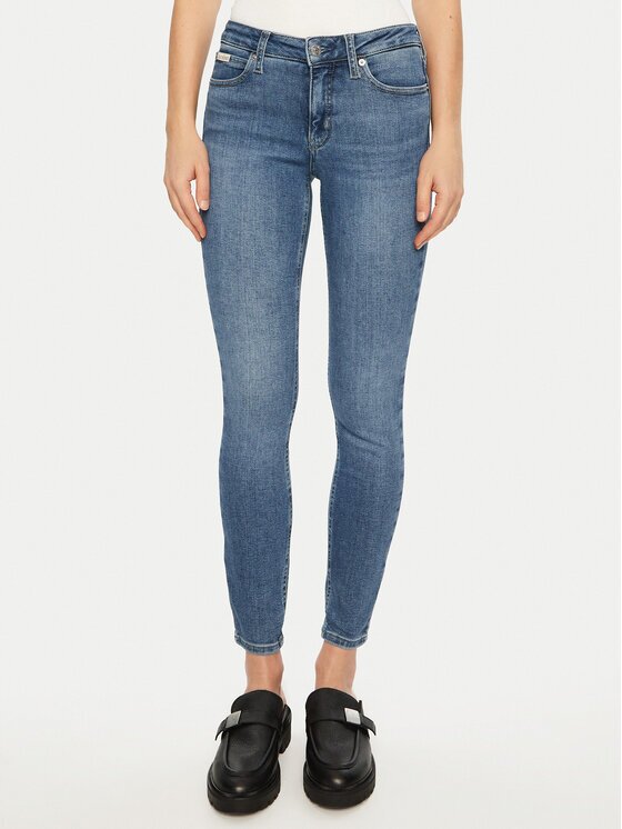 CALVIN KLEIN JEANS Дънки J20J224488 Син Skinny Fit