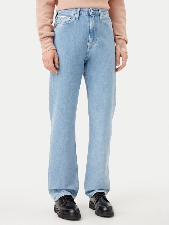 CALVIN KLEIN JEANS Дънки J20J224997 Син Straight Fit
