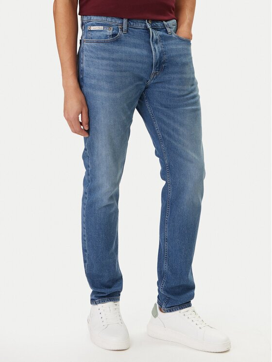 CALVIN KLEIN JEANS Дънки LV04RF949G Син Tapered Fit