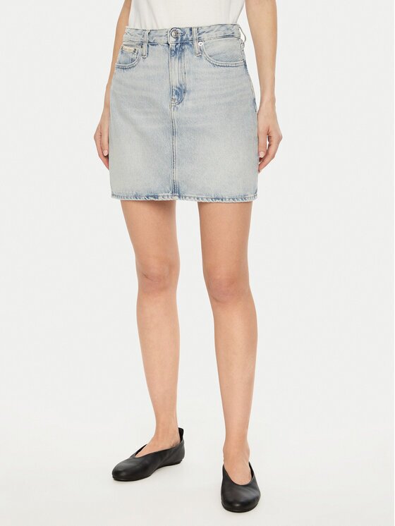 CALVIN KLEIN JEANS Дънкова пола J20J224534 Regular Fit