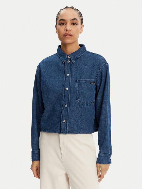 CALVIN KLEIN JEANS дънкова риза J20J225518 Relaxed Fit