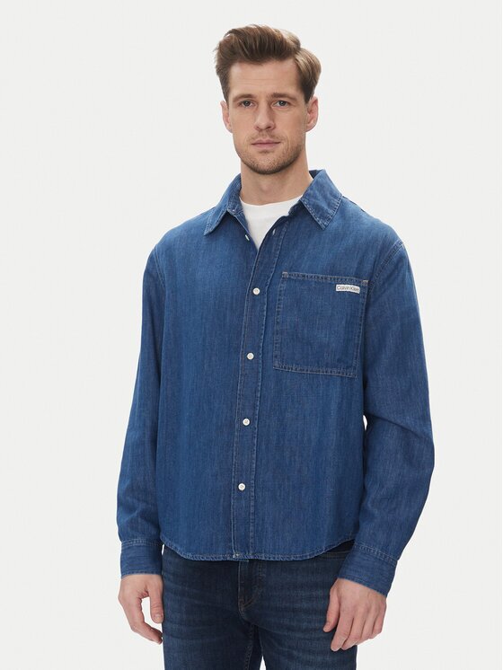 CALVIN KLEIN JEANS дънкова риза J30J327509 Regular Fit
